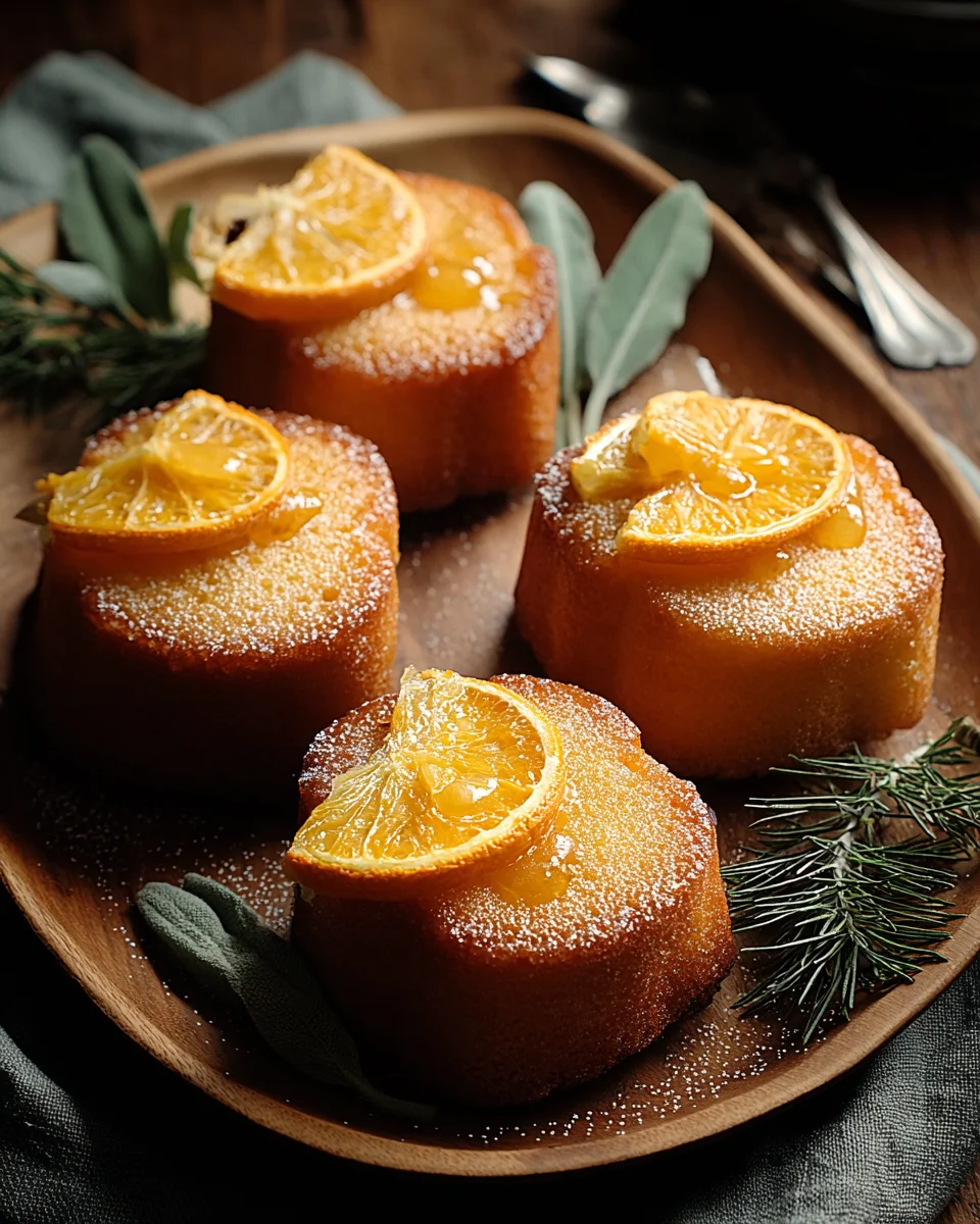 Orange Ginger Honey Cakes 22 Orange