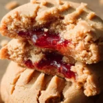 PB&J Stuffed Cookies