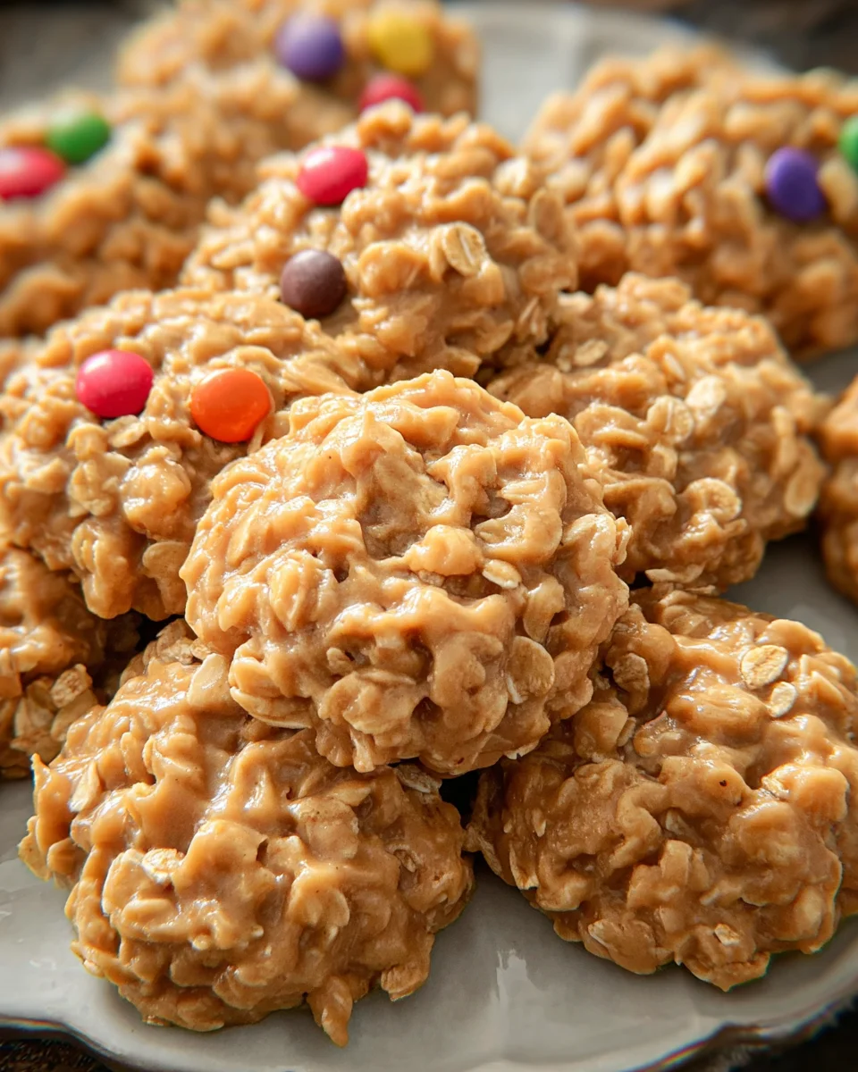 Peanut Butter No Bake Cookies 16 Peanut