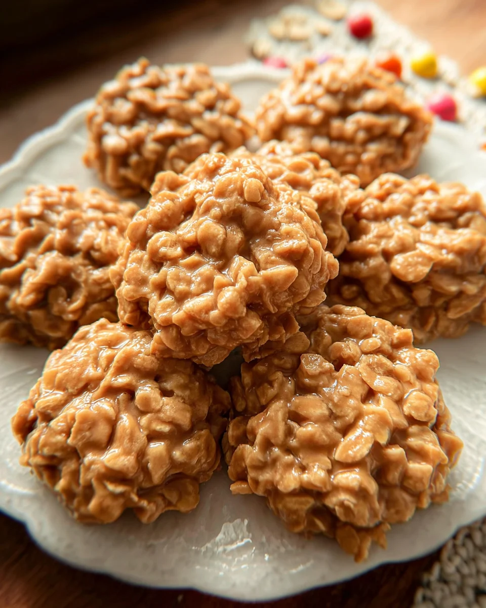 Peanut Butter No Bake Cookies 17 Peanut