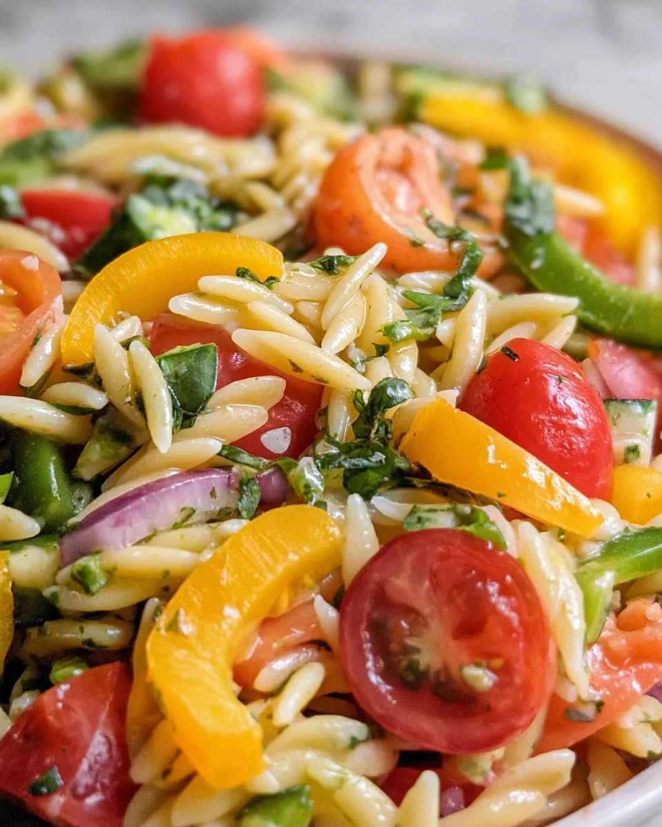 Rainbow Orzo Salad 24 Rainbow