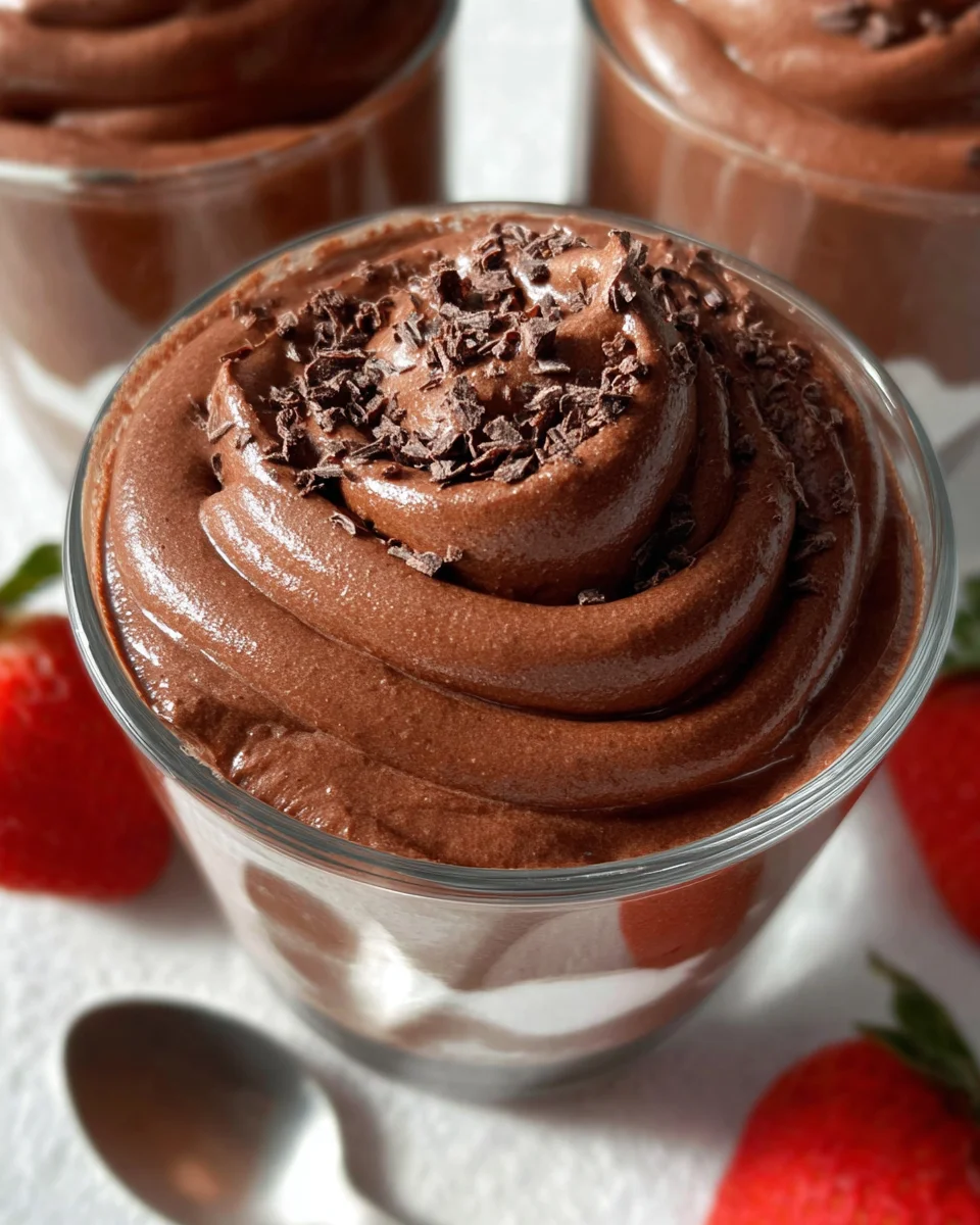 Vegan Chocolate Mousse with Aquafaba