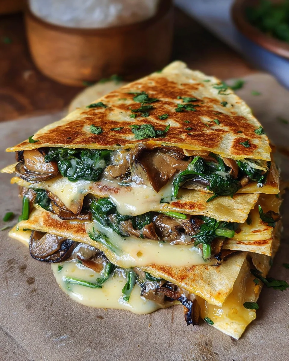 Vegan Spinach Quesadillas 33 Vegan Spinach Quesadillas