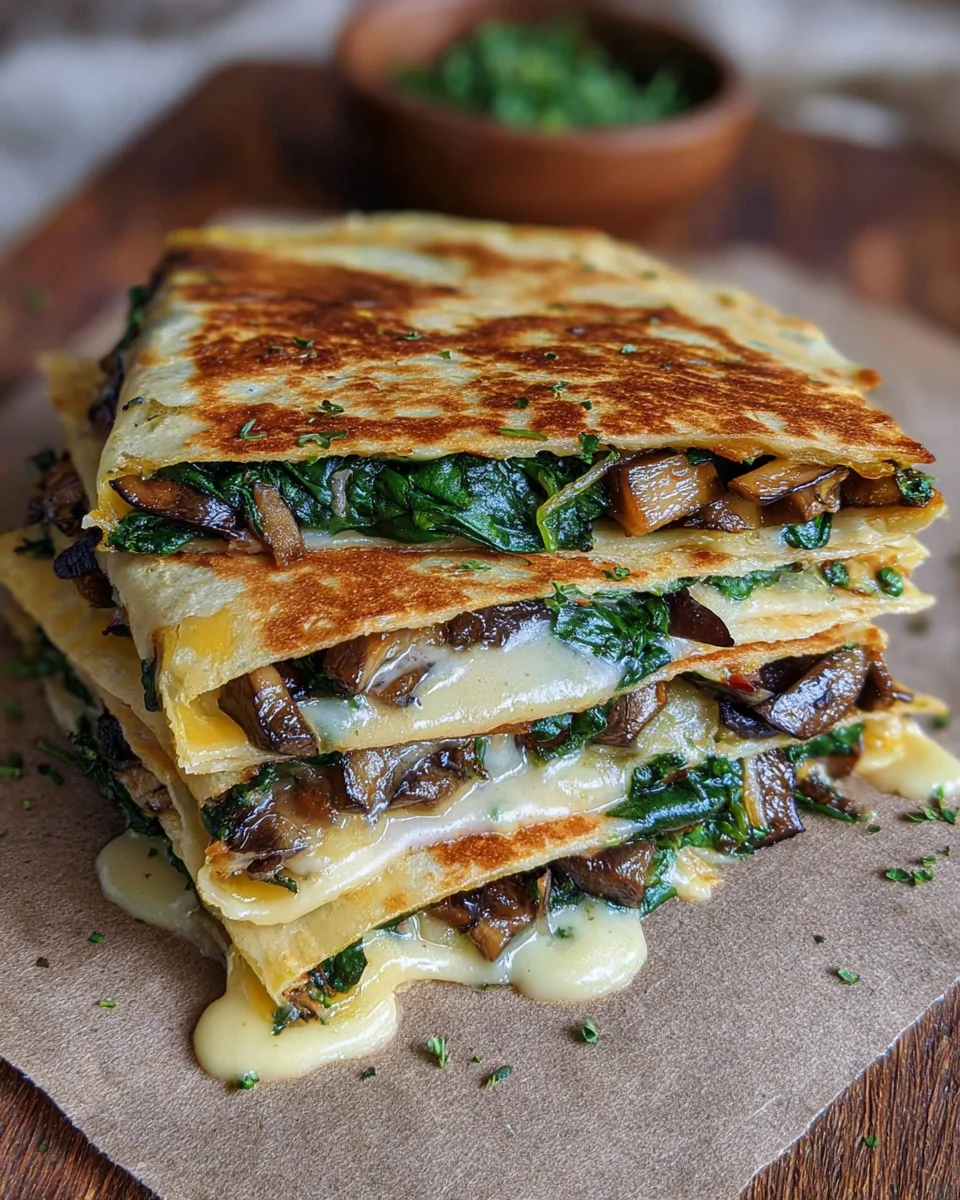 Vegan Spinach Quesadillas 17 Vegan